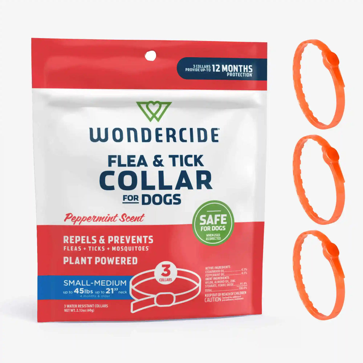 12-Month Flea & Tick Collar for Small to Medium Dogs
